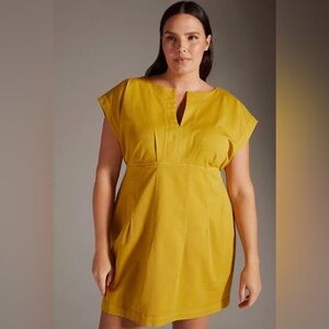 Maeve anthropology Golden Yellow Tunic Top